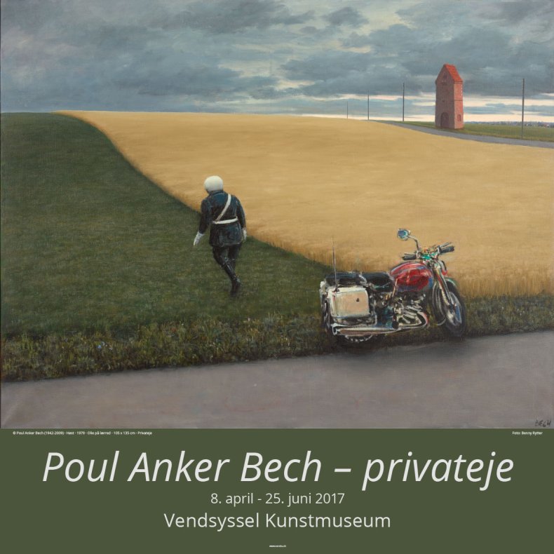 Plakat: Poul Anker Bech "Hst", 1979