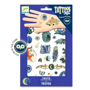 Djeco - Tatoveringer, Glow-in-the-dark - Nighttime
