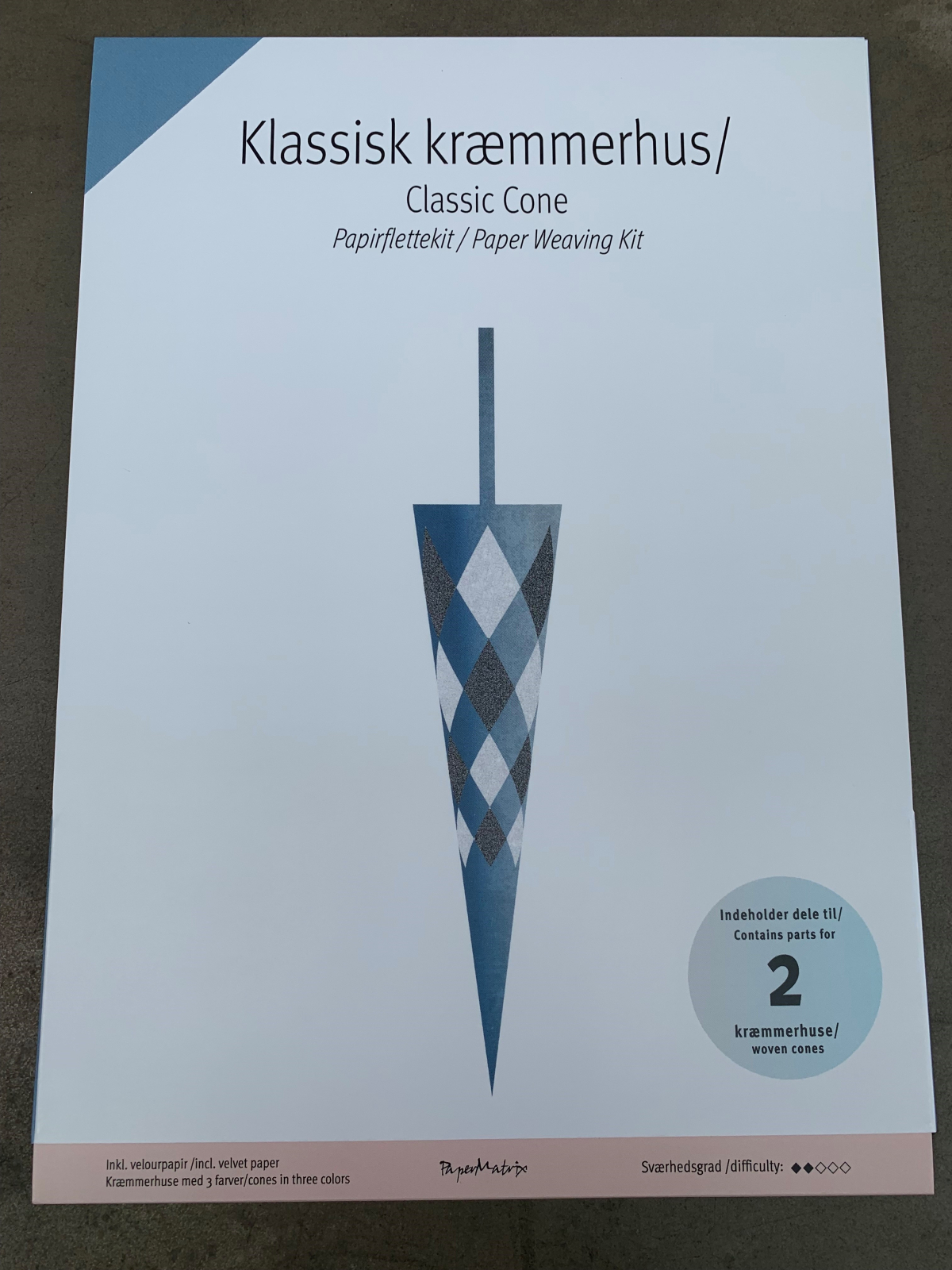 PaperMatrix klassisk kræmmerhus lyseblå - Kreativitet og leg ...