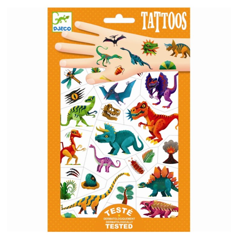 Djeco Tattoos dino club