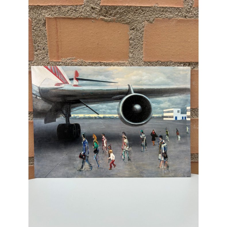 Kort: Poul Anker Bech ''Departure 21.15 gate III, 1978''