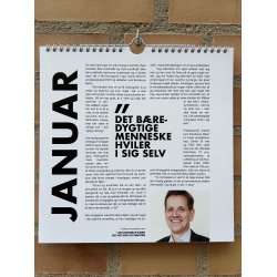 'Be more. Use less'. Tidls kunstkalender