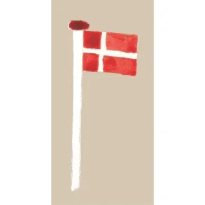 Ib Laursen - Serviet med flag