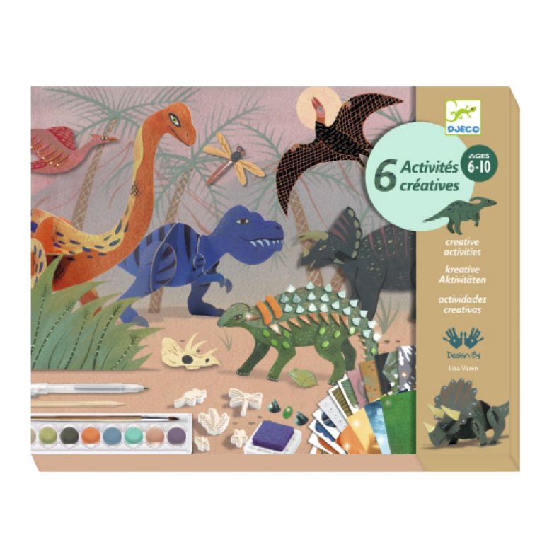 Djeco Kreativ Aktivitets�ske - Dino