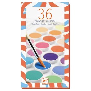 Djeco Vandfarver - 36 Farver