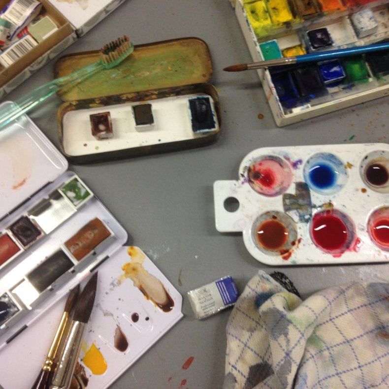 Billet til Akvarel og Aperol