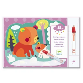 Djeco -Magisk farvelgning - Skjult i skoven