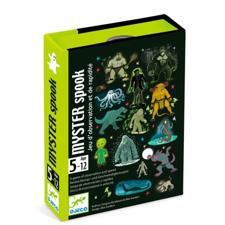 Djeco - Myster Spook observation &amp; hurtighedsspil - Kortspil (5-12 �r)