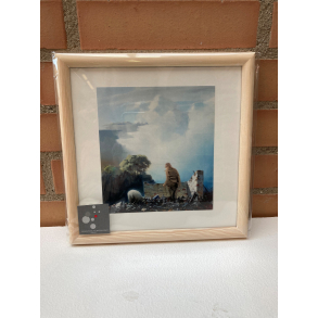 Kort: Indrammet postkort 